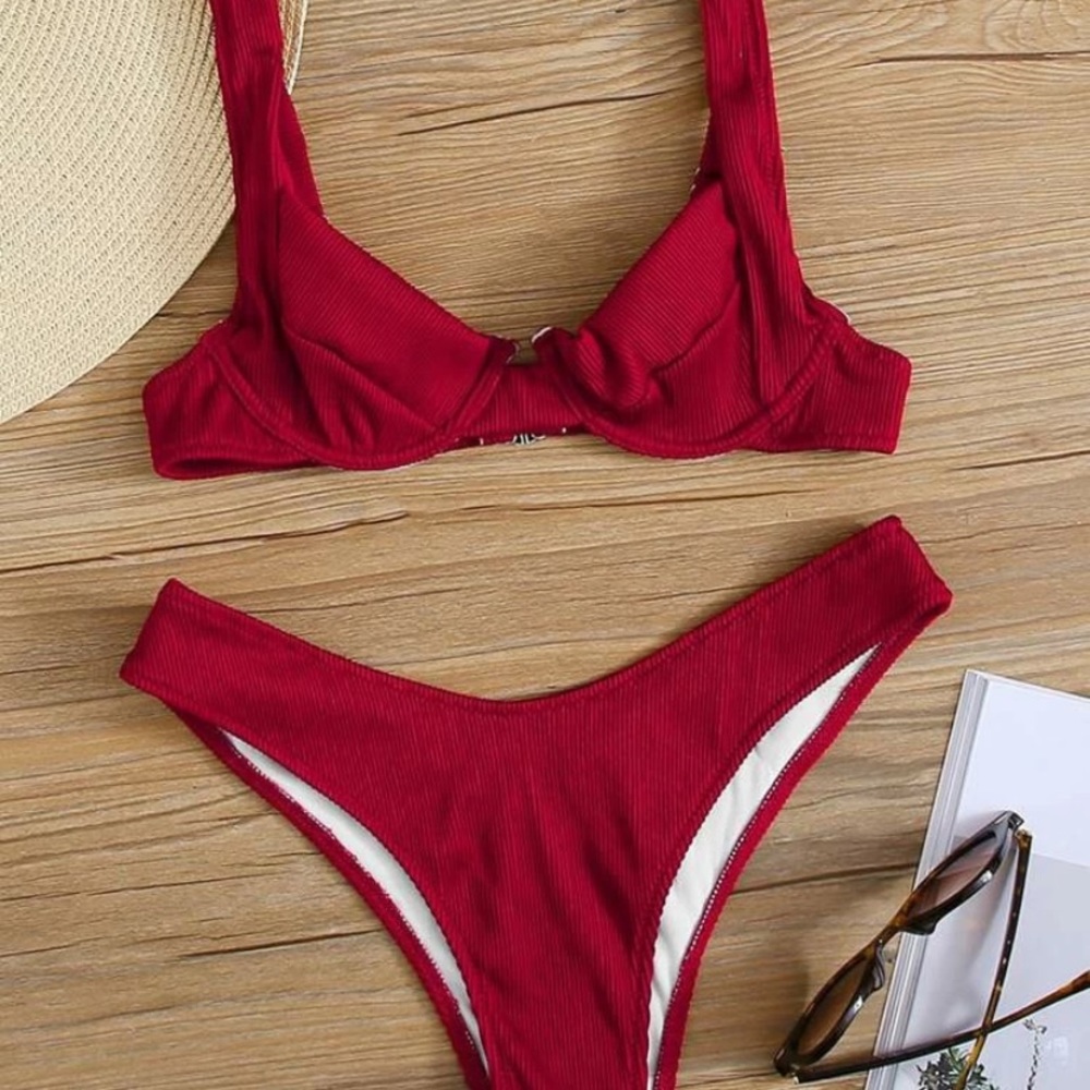 SHEIN medium red bikini